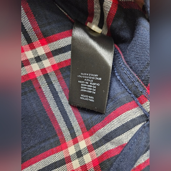 Aritzia Tna Plaid Button Up - Picture 4 of 5